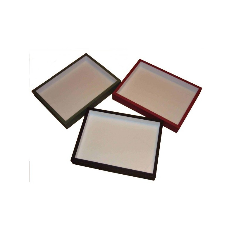 Boîte d'entomologie vitrée Rouge