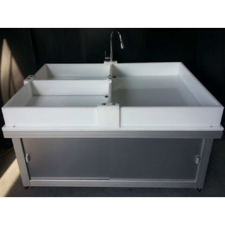 Bac de lavage divisible