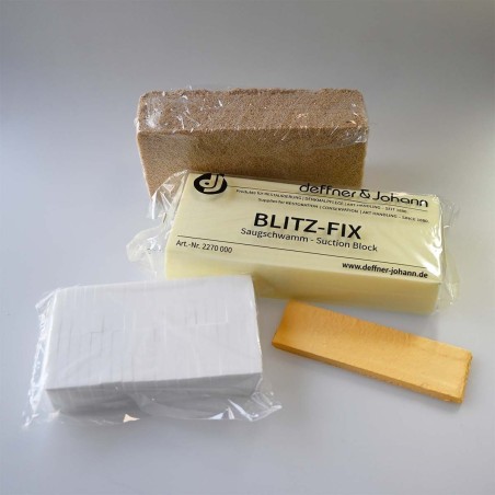 Boîte à gommes et éponges