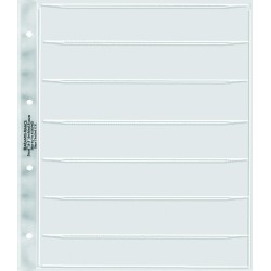 Feuilles d'album polyester pour négatifs - 7 bandes de 42 x 230 mm