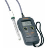 Compact pH-Temperature meter