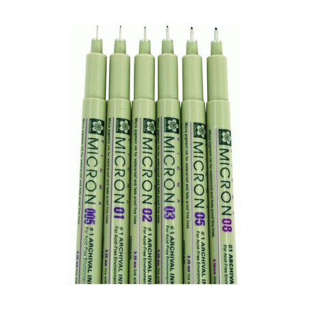 Stylos-feutres Micron Pigma