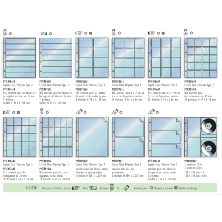 Polyester Album Sheets Type II