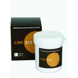 Cire 213 pour reliures en cuir