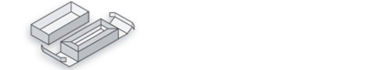 Boîtes avec parois abattables illustration