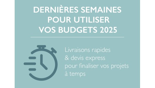 Dernières semaines pour utiliser vos budgets 2025